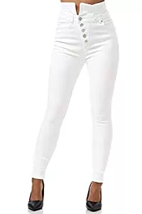 Elara Jeans Elara Damen Jeans Stretch Chunkyrayan