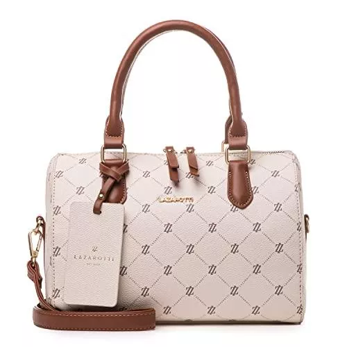 Lazarotti Taschen & Rucksäcke Lazarotti Palermo Damen Henkeltasche - Henkeltasche mittelgroß mit Umhängeriemen – Bowling Bag