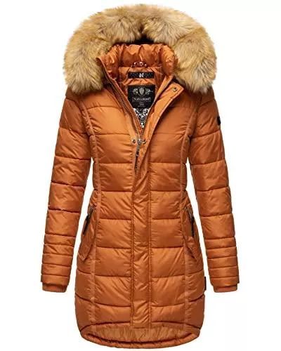 Navahoo Jacken Navahoo Papaya Damen Winter Jacke Steppjacke Mantel Parka gesteppt warm B374