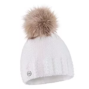 ELIMELI Hüte & Mützen ELIMELI Damen Winter Mütze warme Strickmütze Wintermütze mit Bommel Slouch Strick Beanie Damen für Winter Bommelmütze Hergestellt in EU Farbenauswahl 14503