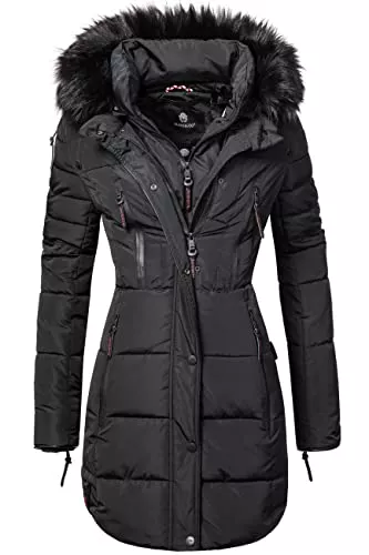 MARIKOO Mäntel MARIKOO Damen Winter Mantel Steppmantel Moonshine XS-3XL