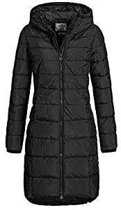 Eight2Nine Mäntel Eight2Nine Damen Steppmantel LETN-039 Lange Stepp-Jacke mit Kapuze