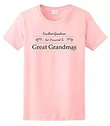 ThisWear T-Shirts ThisWear Damen T-Shirt Excellent Grandmas Get Promoted to Great Grandmas