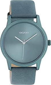 Oozoo Uhren OOZOO Timepieces Damen Uhr - Armbanduhr Damen mit 20mm Lederarmband | Hochwertige Uhr für Frauen - Edle Analog Damenuhr in rund
