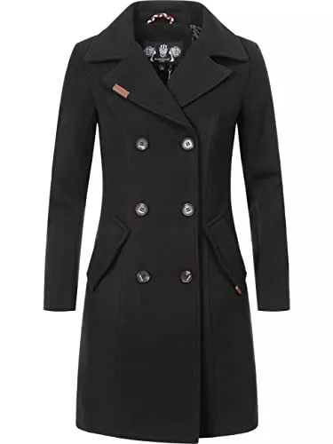 MARIKOO Mäntel MARIKOO Damen Warmer Winter Wollmantel Nanakoo XS-XXL