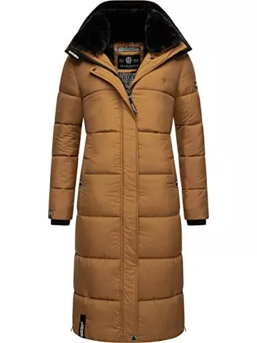 MARIKOO Mäntel MARIKOO Damen Winter Steppmantel mit Abnehmbarer Kapuze Reliziaa XS-XXL