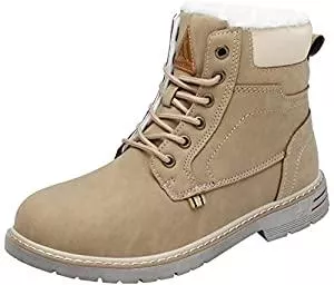 Mishansha Stiefel Mishansha Unisex Winterschuhe Winterstiefel mit Warm Gefüttert, Gr. 36-48