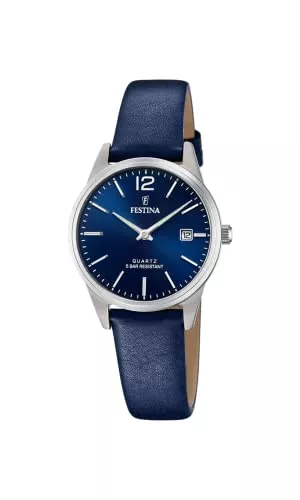 Festina Uhren Festina Damen. Analog Quarz Uhr mit Leder Armband F20510/7