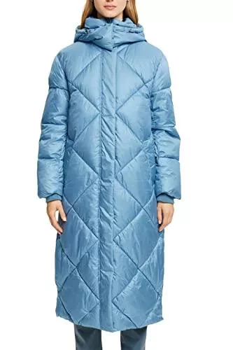 ESPRIT Collection Mäntel ESPRIT Collection Langer Steppmantel mit Rautenmuster