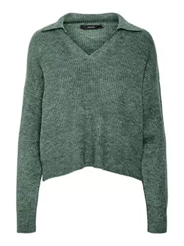 VERO MODA Pullover & Strickmode VERO MODA Damen Vmolina Ls Collar Blouse Noos Pullover