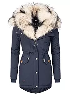 Navahoo Mäntel Navahoo Damen Warmer Winterparka mit Kapuze Sweety XS-XXL