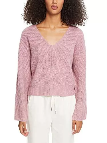 ESPRIT Pullover & Strickmode ESPRIT Cropped-Pulli aus Wollmix