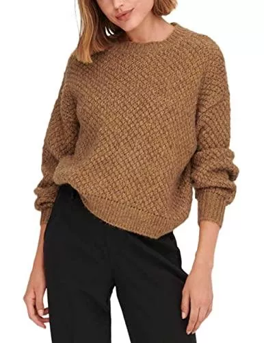 ONLY Pullover & Strickmode ONLY Damen Onlmella L/S Structure Bf KNT Pullover Sweater