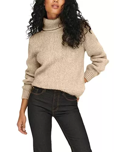 JdY Pullover & Strickmode JdY Damen Jdydinea L/S Solid Rollnec Pull KNT Noos Pullover