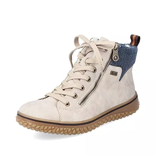 Rieker Stiefel Rieker Damen Schnürstiefeletten Z4209, Frauen Stiefeletten,wasserdicht,riekerTEX