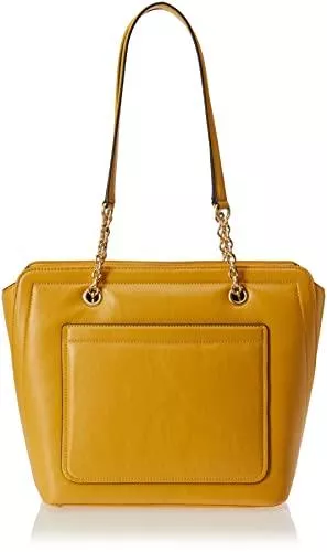 Calvin Klein Taschen & Rucksäcke Calvin Klein Damen Hailey Micro Pebble Top Zip Chain Tote Hailey Micro Pebble Top Zip Chain Tote