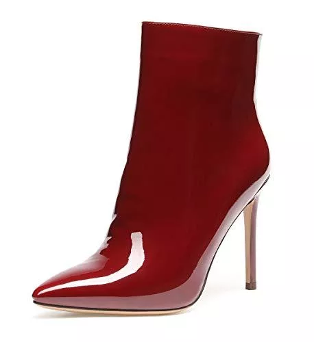 Castamere Stiefel Castamere Damen Reißverschluss Stiefeletten Stilettos Hoch Heels 10CM Boots