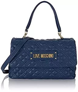 Love Moschino Taschen & Rucksäcke Love Moschino Damen Jc4314pp0fla0750 Handtasche, blau, Einheitsgröße