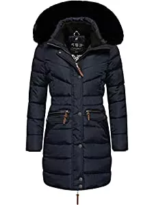 Navahoo Mäntel Navahoo Damen Warmer Winter Steppmantel Paula XS-XXL