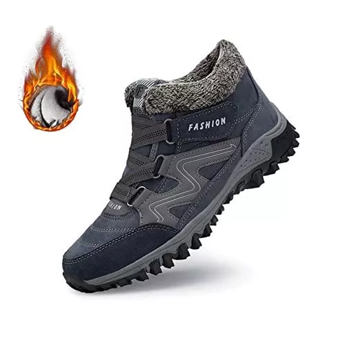 SENGHUI Stiefel SENGHUI Winterschuhe Damen Wasserdicht Gefüttert Herren Schneestiefel rutschfest Stiefeletten