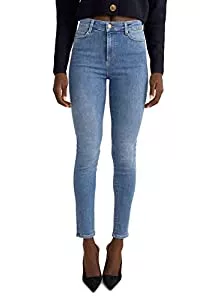 C&A Jeans C&A Damen 5-Pocket Jeans Casual Skinny High Rise/High Waist Stretch|Baumwolle|Denim