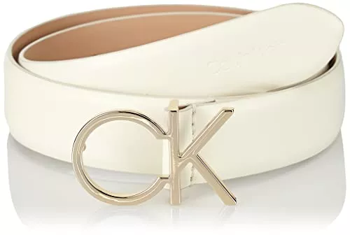 Calvin Klein Gürtel Calvin Klein Damen Gürtel Re-Lock Ck Logo Belt 30mm aus Leder
