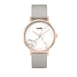 CLUSE Uhren Cluse Unisex Erwachsene Digital Quarz Uhr mit Leder Armband CL40005