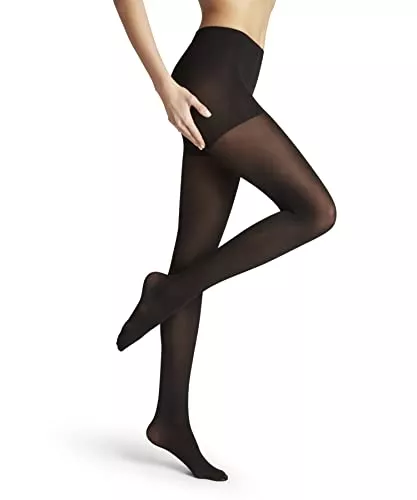 FALKE Socken & Strümpfe FALKE Damen Shaping Panty Strumpfhose Fein 50 DEN Schwarz Grau halb blickdicht ohne Muster figurformend mit Shapingeffekt 1 Stück