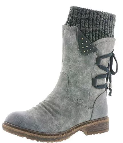 Rieker Stiefel Rieker Damen 94773 Halbschaft Stiefel