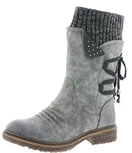 Rieker Stiefel Rieker Damen 94773 Halbschaft Stiefel