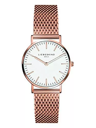 LIEBESKIND BERLIN TIME &amp; JEWEL Uhren Liebeskind Berlin Damen Analog Quarz Armbanduhr mit Edelstahlarmband