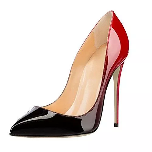 Soireelady High Heels Soireelady Damen Pumps,Lackabsatz High Heels,Klassische Damen Pumps,Herbst Winter Pumps