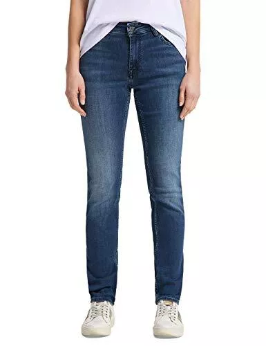 MUSTANG Jeans MUSTANG Damen Sissy Slim Jeans, Blau (Medium Middle 502), 27W / 30L EU