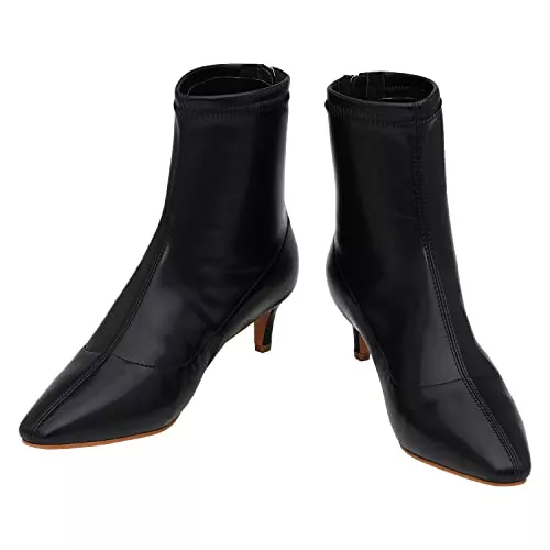 C.PARAVANO Stiefel C.PARAVANO Damen Stiefeletten I Stiefeletten Dmen Schwarz I Stiefeletten Damen Absatz Hoch I Stiefelette Absatz Stiletto I Ankle Boots Damen I Stiefelette Schwarz I Mode Stiefel Damen