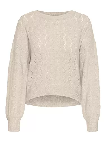 VERO MODA Pullover & Strickmode VERO MODA Damen Vmyen Ls O-Neck Blouse Ga Low Pullover