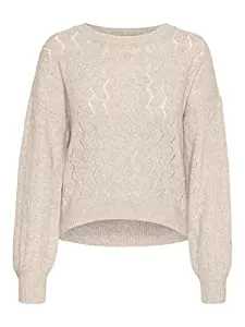 VERO MODA Pullover & Strickmode VERO MODA Damen Vmyen Ls O-Neck Blouse Ga Low Pullover