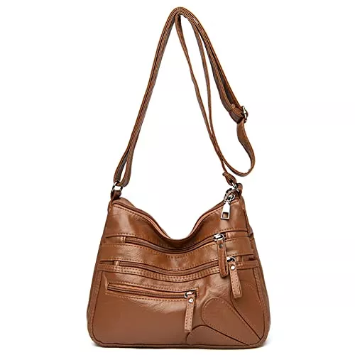 Vohoney Taschen & Rucksäcke Vohoney Handy Umhängetasche Damen Handy Schultertasche Kleine Tasche Frauen Brieftasche Cross-Body PU Leder Shoulder Bag Kartenfächer Verstellbar Abnehmbar Schultergurt