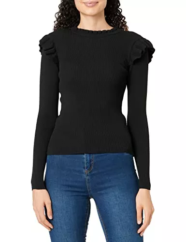 ONLY Pullover & Strickmode ONLY Female Oberteil mit Langen Ärmeln Gerüschter