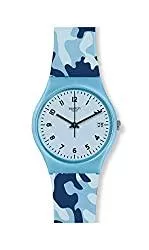 Swatch Uhren Swatch Unisex Erwachsene Analog Quarz Uhr mit Silikon Armband GS402