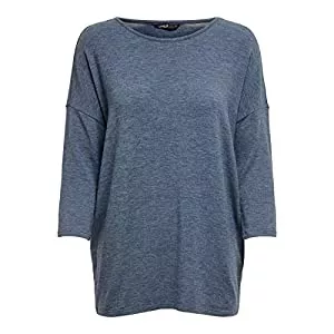 ONLY Pullover & Strickmode ONLY Damen Onlglamour 3/4 Top Jrs Noos Pullover, Schwarz, X-Small