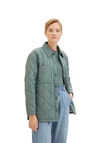 TOM TAILOR Denim Jacken TOM TAILOR Denim Damen Steppjacke mit Brusttasche