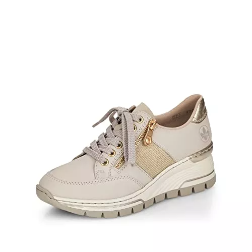 Rieker Sneaker & Sportschuhe Rieker Damen Low-Top Sneaker N8322, Frauen Halbschuhe,lose Einlage