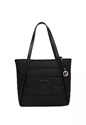 L.CREDI Taschen & Rucksäcke L. CREDI Handtasche Juno mit Label-Applikationen Damen