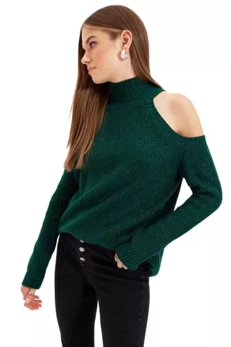 TRENDYOL Pullover & Strickmode TRENDYOL Frau Normal Basic Rollkragen Trikot Pullover