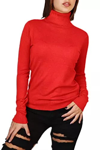 JOPHY & CO. Pullover & Strickmode JOPHY & CO. Damen-Pullover mit hohem Kragen (cod. 22053)