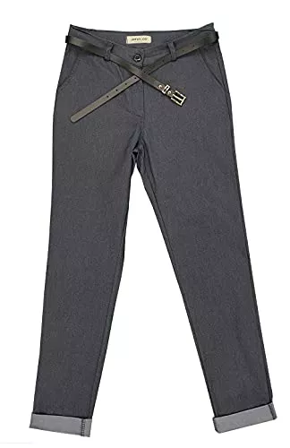 JOPHY & CO. Hosen JOPHY & CO. Elastische Damen-Chino-Hose mit Gürtel (Artikelnummer: 3008)