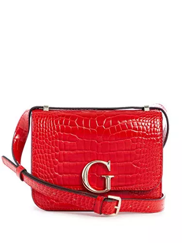 GUESS Taschen & Rucksäcke Guess Damen Corily Mini Handtasche Taschen Und Geldbörsen Rot ONE Size