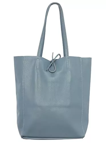 Zwillingsherz Taschen & Rucksäcke Zwillingsherz Shopper aus 100% Echtleder - Hochwertige Tasche für Damen Frauen Mädchen – Shopper groß und elegant - Schultertasche