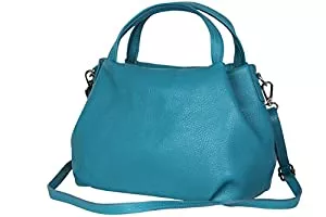 AmbraModa Taschen & Rucksäcke AmbraModa Damen handtasche Henkeltasche Schultertasche aus Echtleder GL023