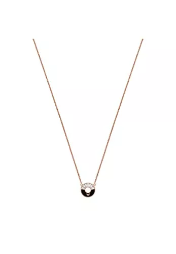 Emporio Armani Schmuck Emporio Armani Damenkette Anhänger Onyx schwarz, EG3555221